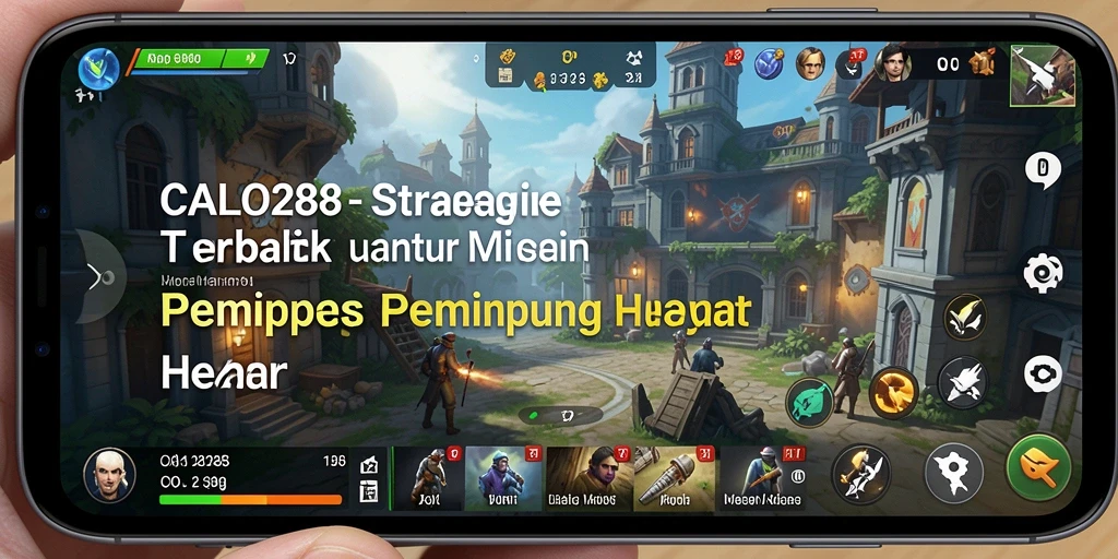Tangkapan layar menarik dari gameplay strategis CALO288.