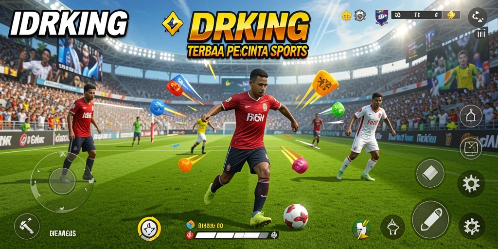 Tangkapan layar IDRKING menampilkan aksi seru dalam permainan olahraga.