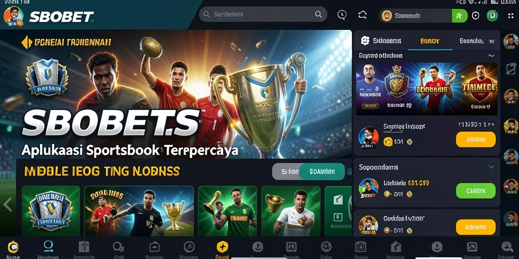 Tampilan pengalaman taruhan menggunakan SBOBET yang seru dan interaktif.