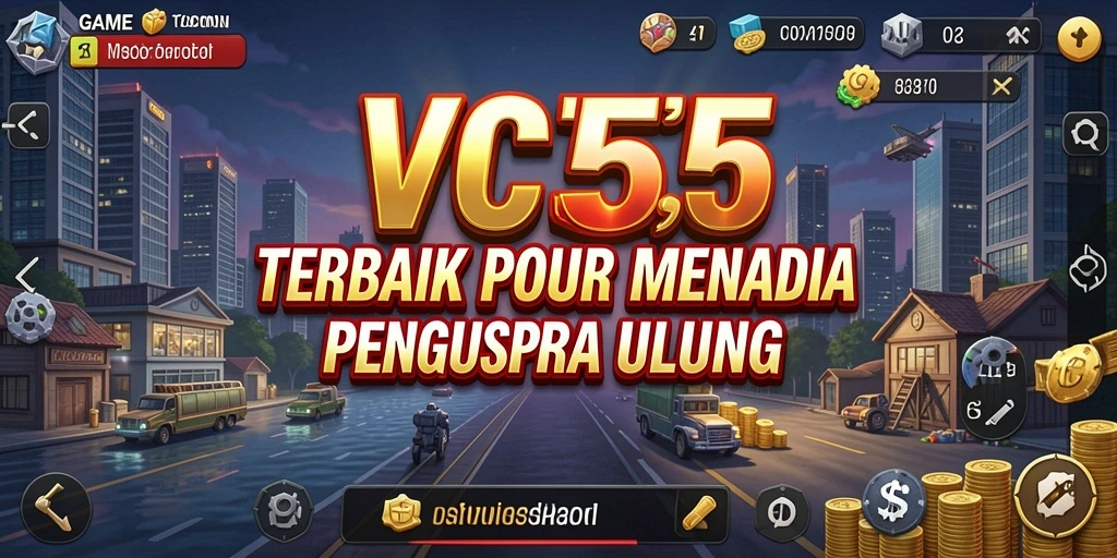 Tampilan gameplay menarik dari VC55 yang penuh tantangan bisnis.