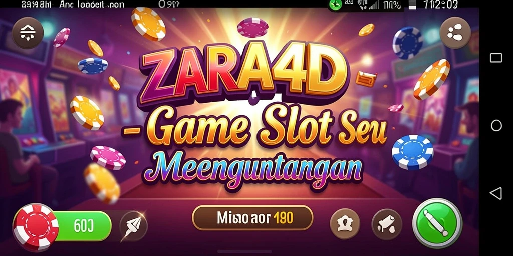 Tampilan screenshot utama ZARA4D menampilkan gameplay Slot yang menarik.